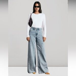 NWT Rag & Bone Sofie Splice High-Rise Jeans